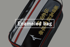 Enameled bag