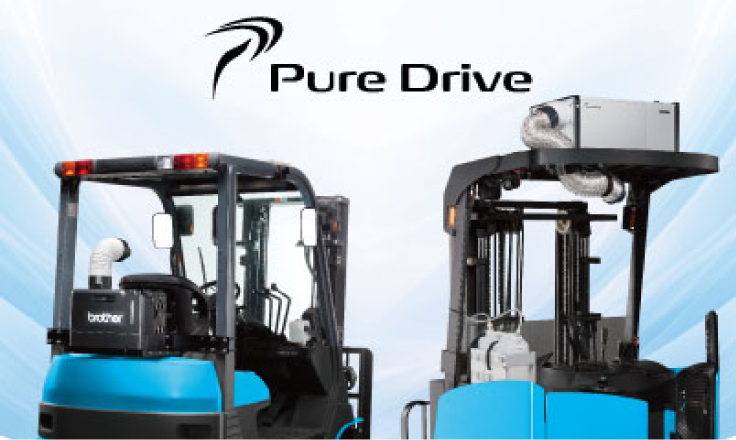 2台のフォークリフト