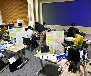 デザイン実習の様子