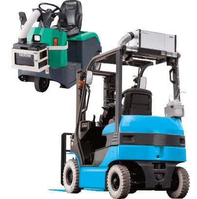 フォークリフト用　スポットクーラー