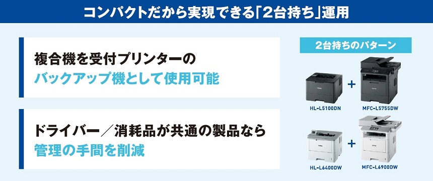 コンパクトだから実現できる「2台持ち」運用