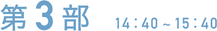 第3部 14:40~15:40