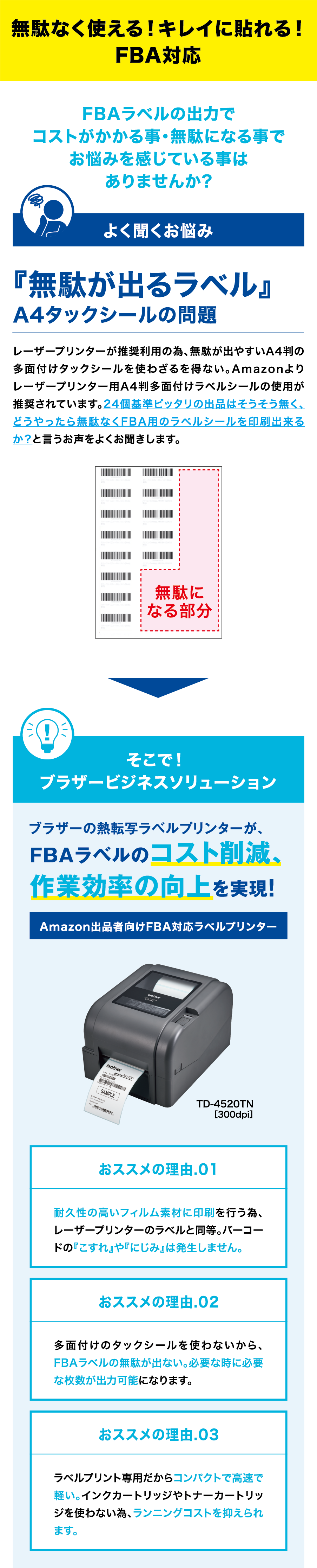 無駄なく使える！キレイに貼れる！ FBA対応