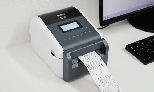 省スペースで使用できるラベルプリンター「TD-4550DNWB」
