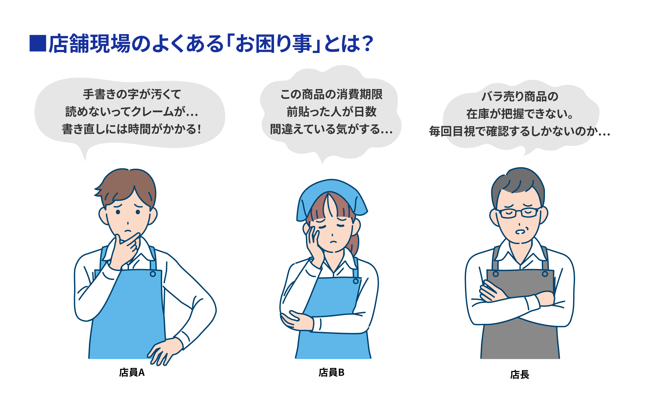 ブラザー｜店舗でよくあるお困りごととは？