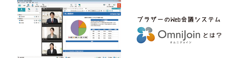 ブラザーのWeb会議システム　Omni Joinとは？