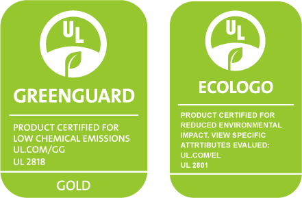 UL GREENGUARD Gold®　UL ECOLOGO®