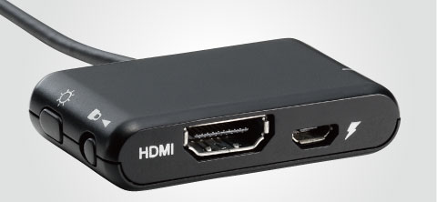 簡単接続、HDMIインターフェイス採用