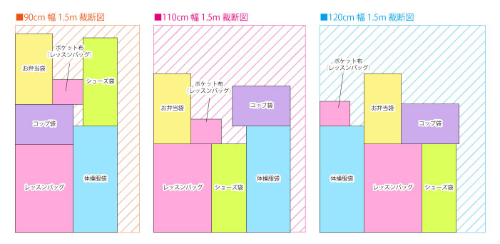 【２０２３年確認用】入学グッズサイズ表