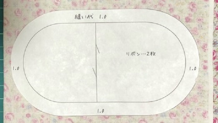 【ミシン初心者におすすめ】リボンシュシュの制作手順