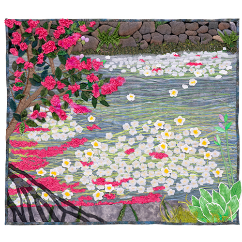 真夏の水中花