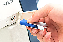 一本針本縫いミシン IoT USBポート