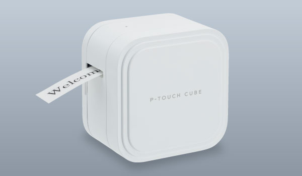 最高20mm秒テープカッターブラザー ラベルライター P-TOUCH CUBE PT-P910BT