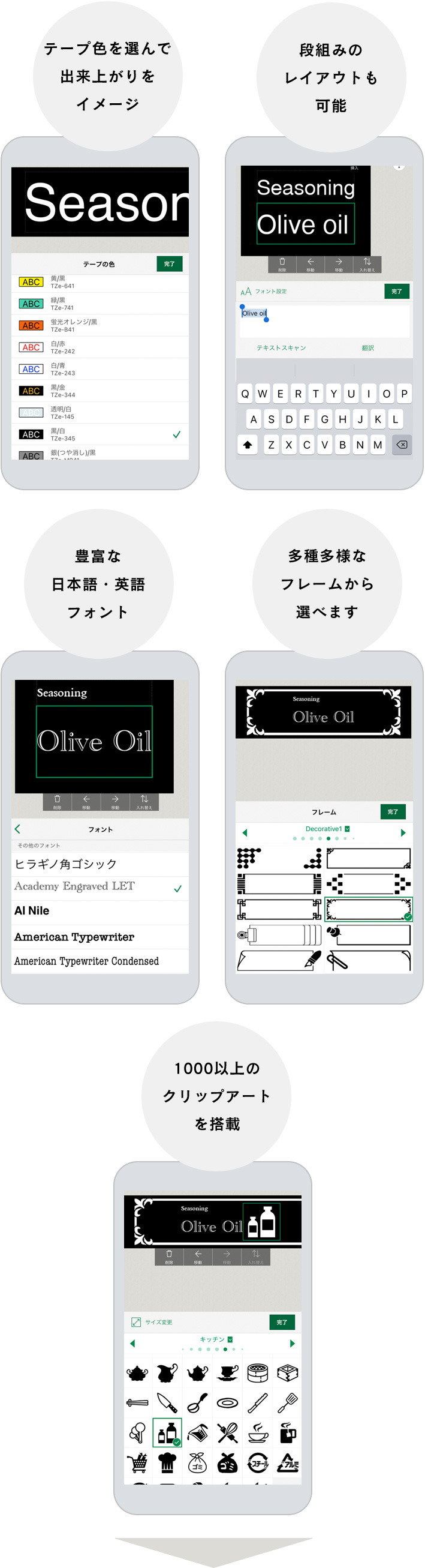 オリジナルラベルを作成して印刷する