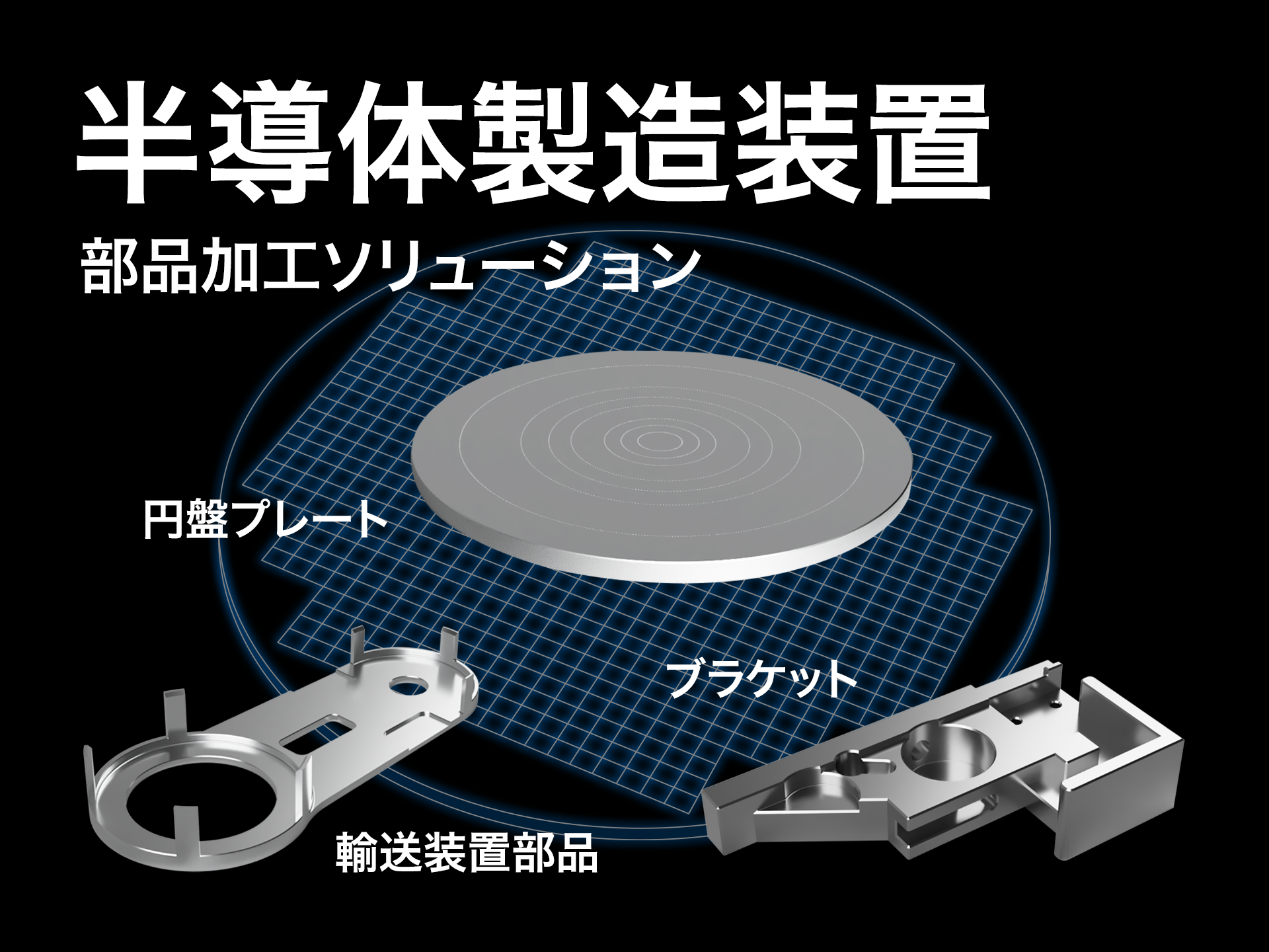 半導体製造装置  部品加工ソリューション