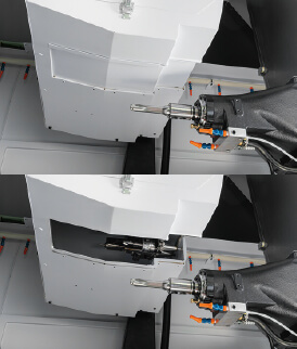 センタートラフ構造