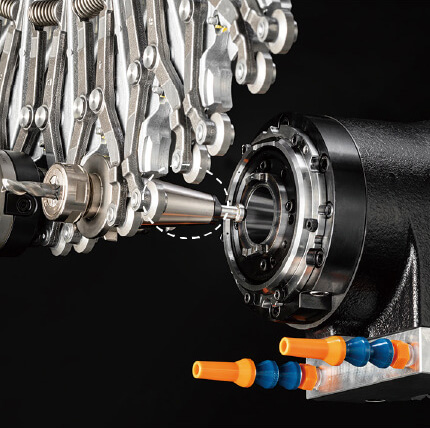 切粉噛みによるワーク不良の徹底防止