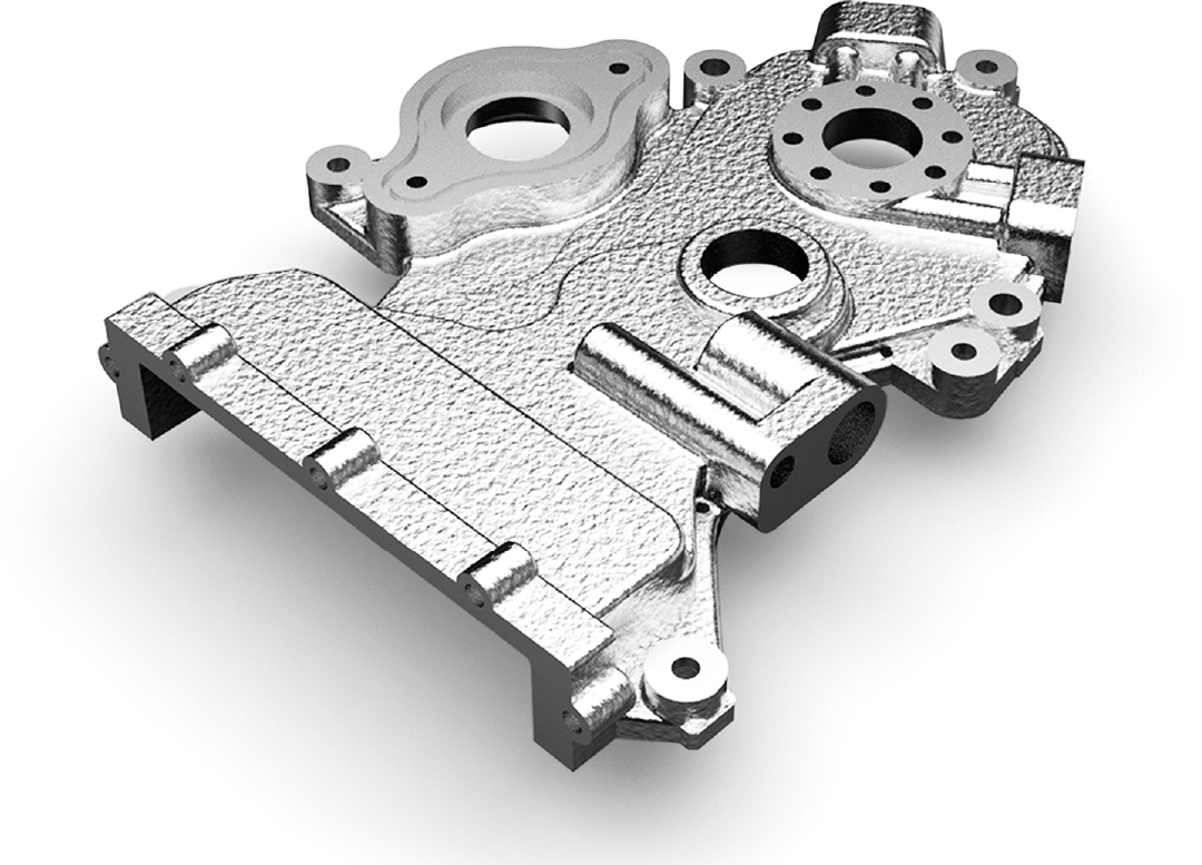 タイミングチェーンカバーアルミニウム合金