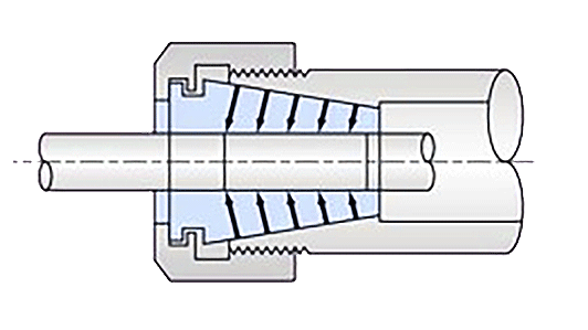コレットチャック断面図