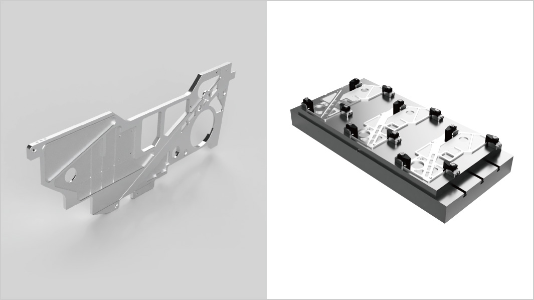 半導体製造装置（チップマウンター）用部品 写真