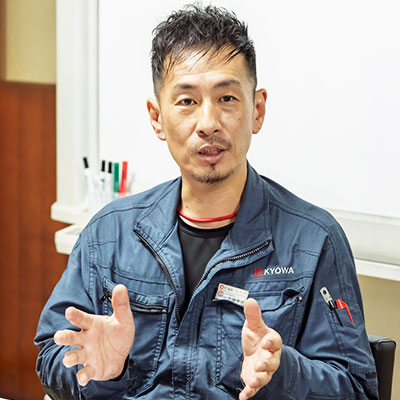 インタビューの様子