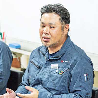 インタビューの様子