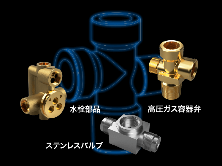 産業別に活躍するSPEEDIO バルブ