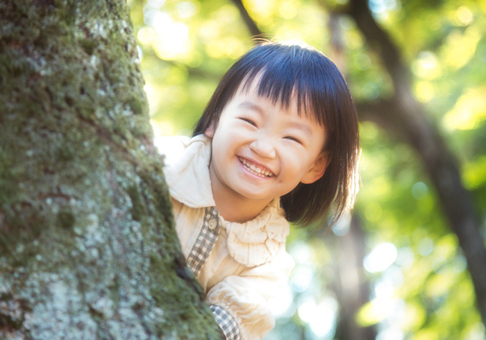 背景の色や模様を意識する