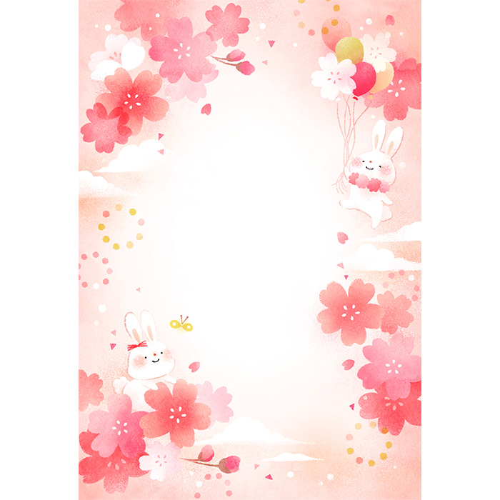 「桜花の候」を、イラストにしてみると・・・