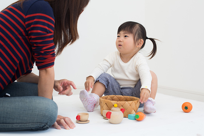 「これは何円？」お菓子でお買い物ごっこ