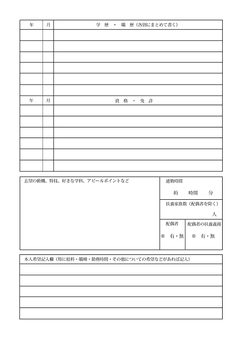 無料ダウンロード素材付き アルバイト パートを始める前に確認 採用に近づく履歴書の書き方 プリント日和 家庭向けプリンター 複合機 ブラザー