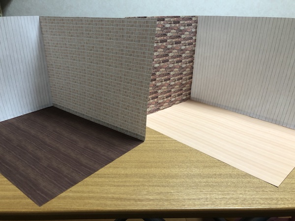 【ミニュチュア家具で理想の部屋づくり】部屋の雰囲気は壁紙と床で決まる