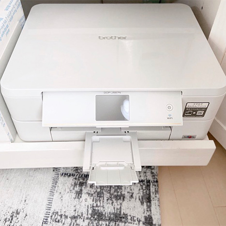 スライド付ラックなら必要なときに引き出して使える