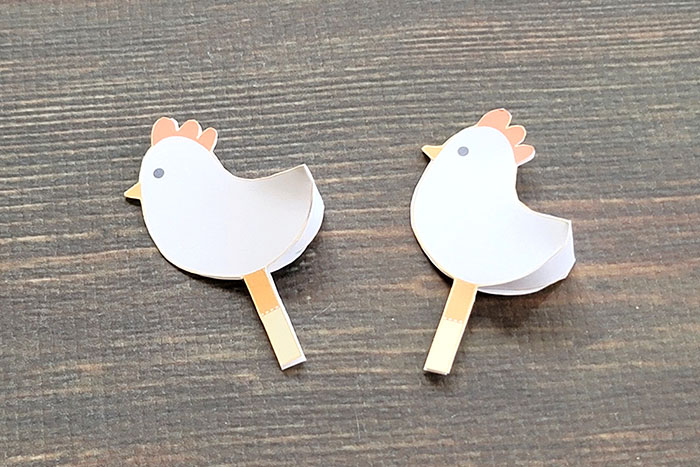 2：「ニワトリ」を作る2