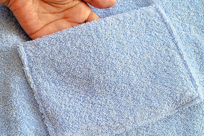 本体にポケットを付ける2