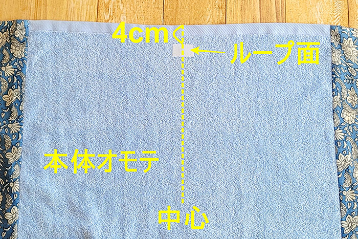 ループ面を付ける1