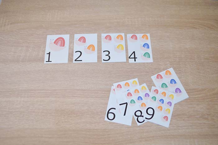 数字カードの遊び方1