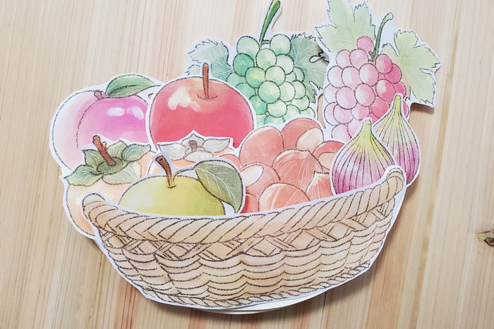 バスケットを貼り付ける