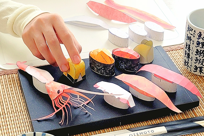 【Print Terrace活用例】ペーパークラフトで“お寿司屋さんごっこ”を楽しもう！