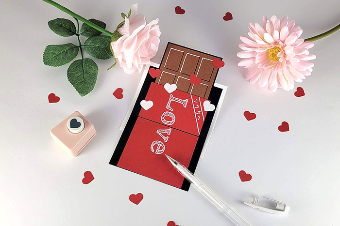 チョコが飛び出す！？もらって嬉しいバレンタインカード♪