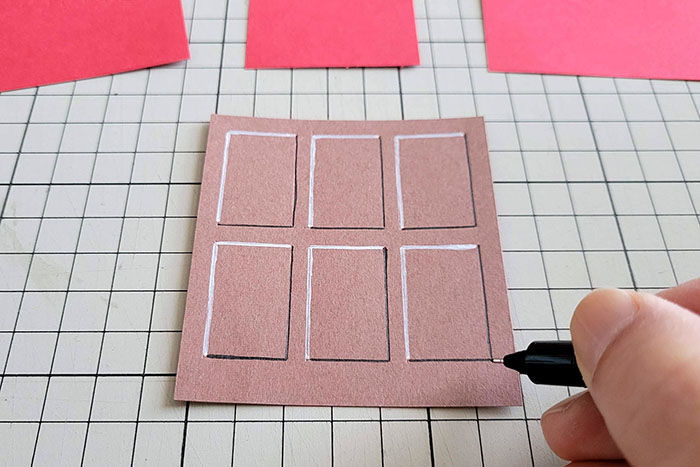 チョコレートとラベルを作る