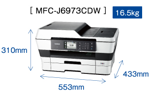 オフィス用品A3プリンター　brother  MFC‐J6973CDW