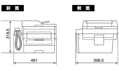 仕様・スペック | FAX-L2710DN | レーザープリンター・複合機 | ブラザー