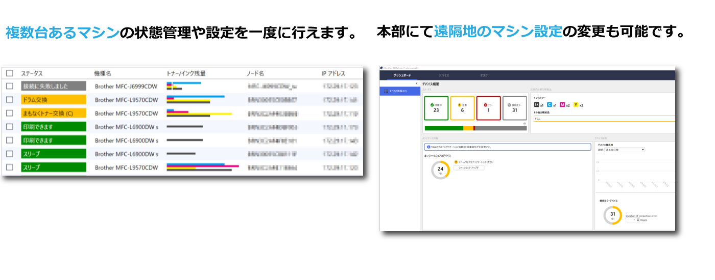 BRAdmin（ビーアールアドミン）機能紹介PC