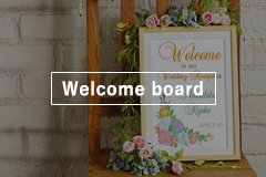 Welcome board