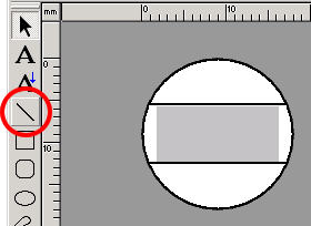 日付部分の仕切線を描画する場合