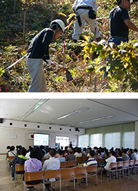 2015年10月 ブラザー社員による植樹風景