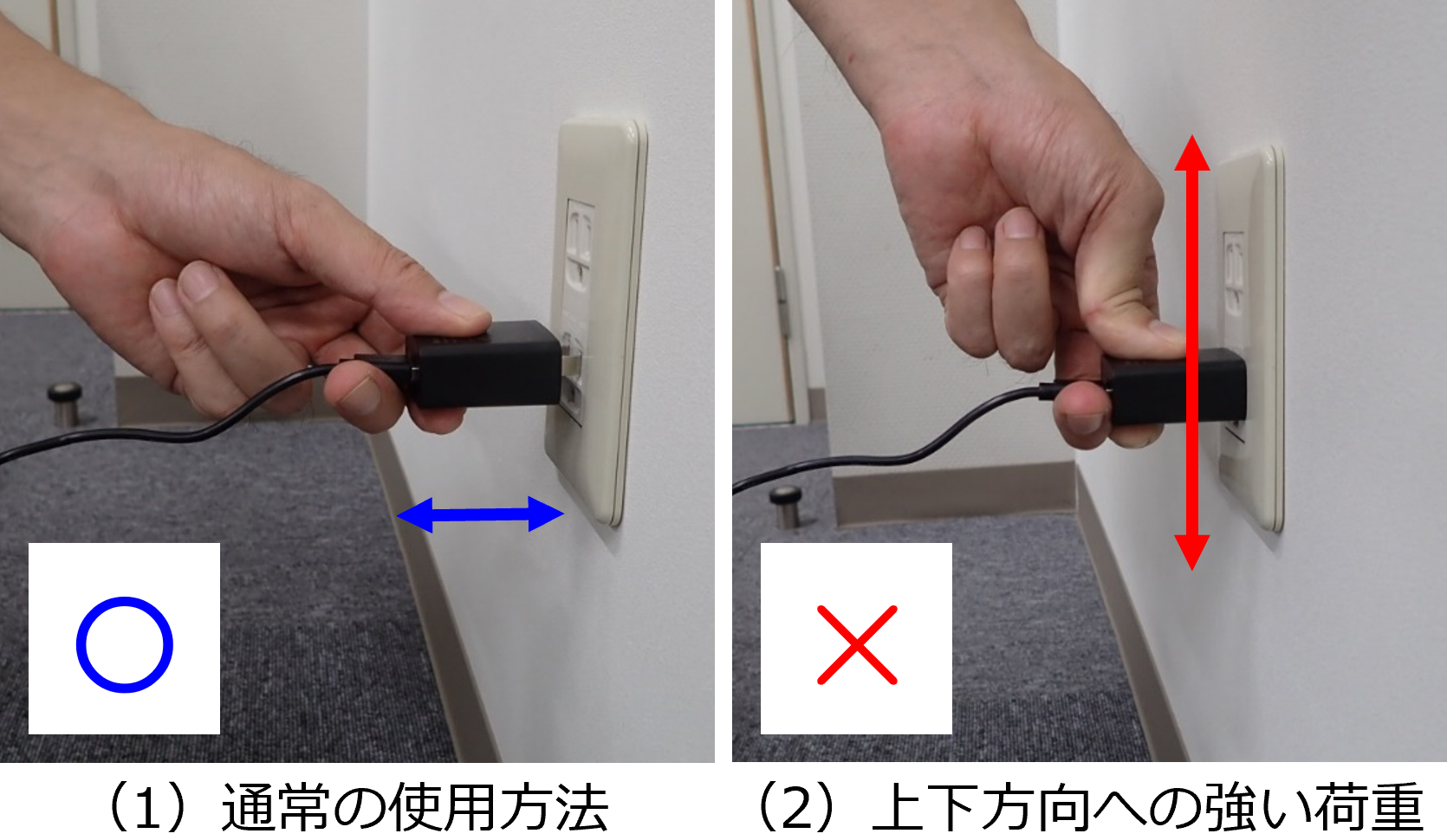 アダプターの表記