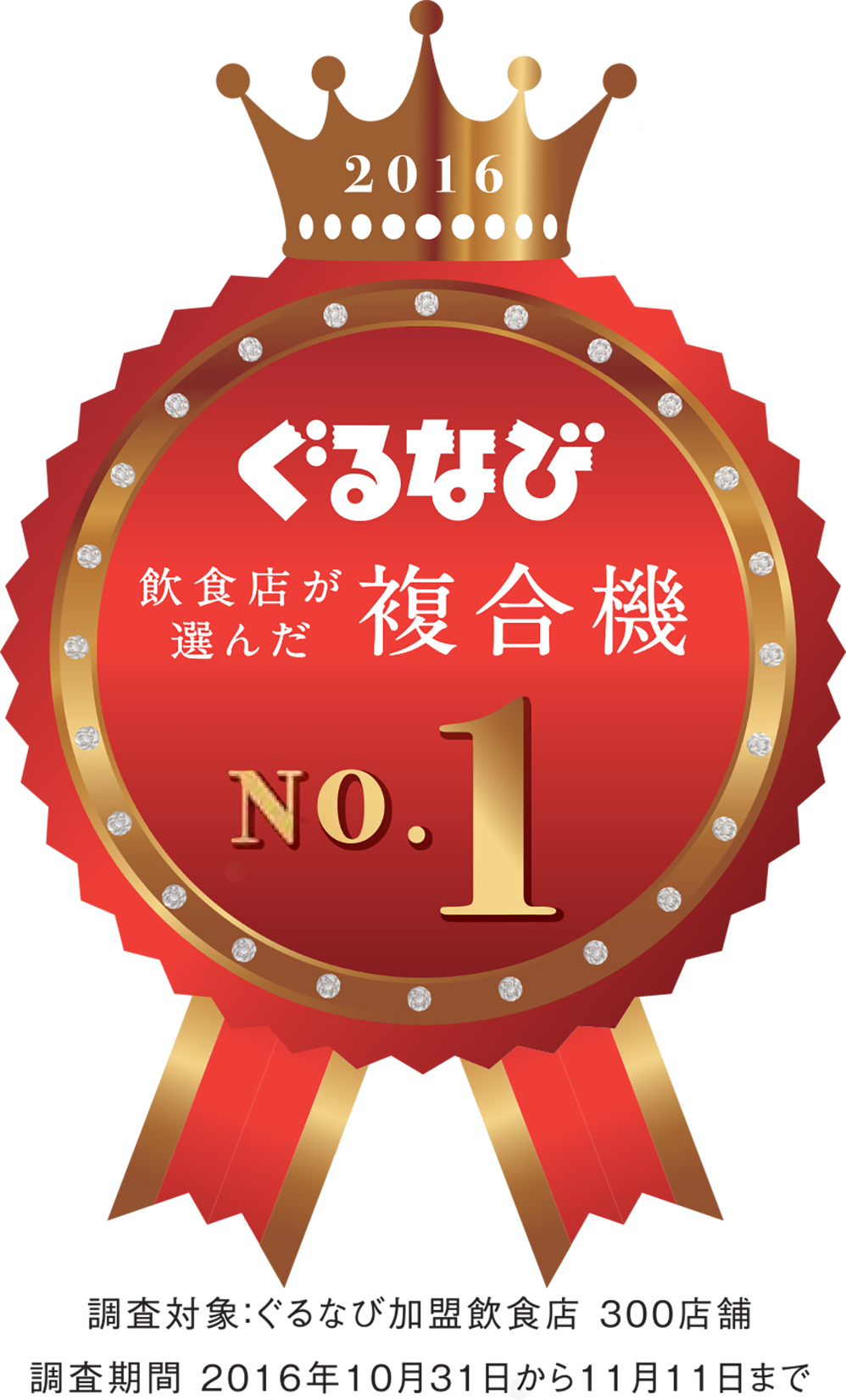 ぐるなび加盟飲食店利用シェア3年連続No.1