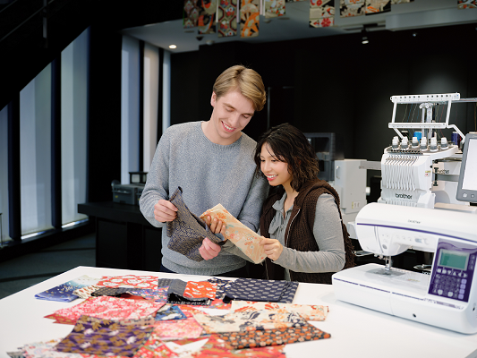 ソーイング工房生地選び
